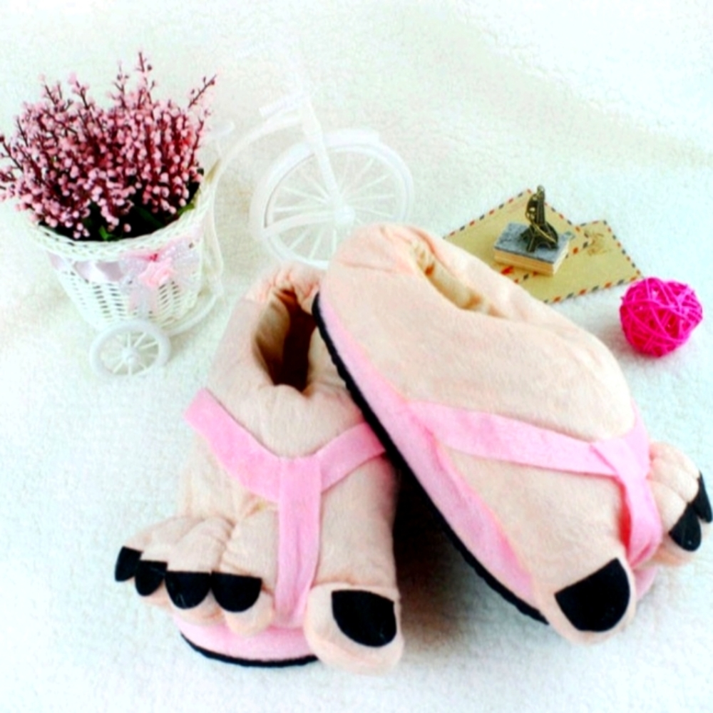 Dramatic Big Foot House Slippers